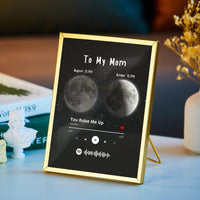 Moon Phase Plaque Date Gifts Moon Gifts Marriage Gifts For Couple