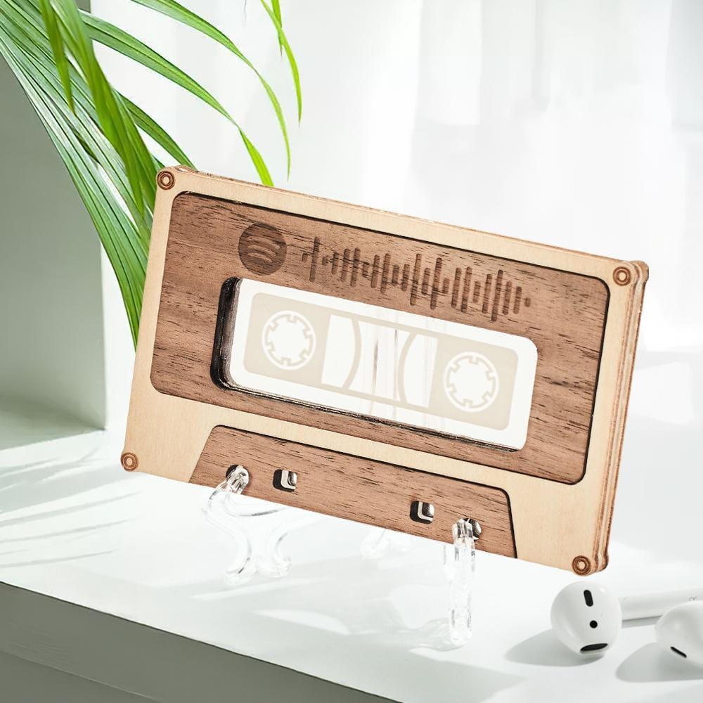 Custom Spotify Plaque Wooden Plaque Mixtape Gifts For Musician Anniversary Gifts