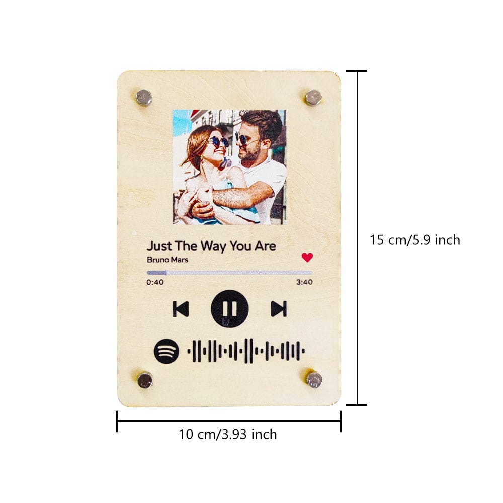 Custom Wooden Spotify Plaque Personalized Printed Music Plaque Romantic Gift for Lover