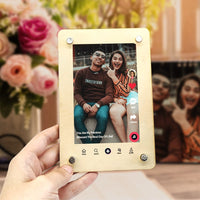 Custom Wooden TikTok Plaque Personalized Printed Romantic Gift for Lover