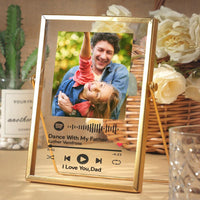 Custom Spotify Music Plaque Glass Art Spotify Picture Frame Father's Day Gifts