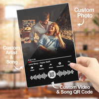 Personalized Music Plaques Photo Plaque Gifts for Couple