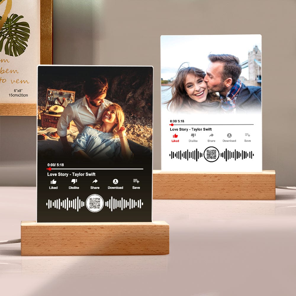 Personalized Music Plaques Photo Plaque Gifts for Couple