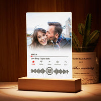 Personalized Music Plaques Photo Plaque Gifts for Couple