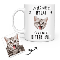 Custom Cat Mug Gift For Cat Lovers Pet Sympathy Gift