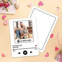 Father's Day Greeting Card Custom Spotify Cards