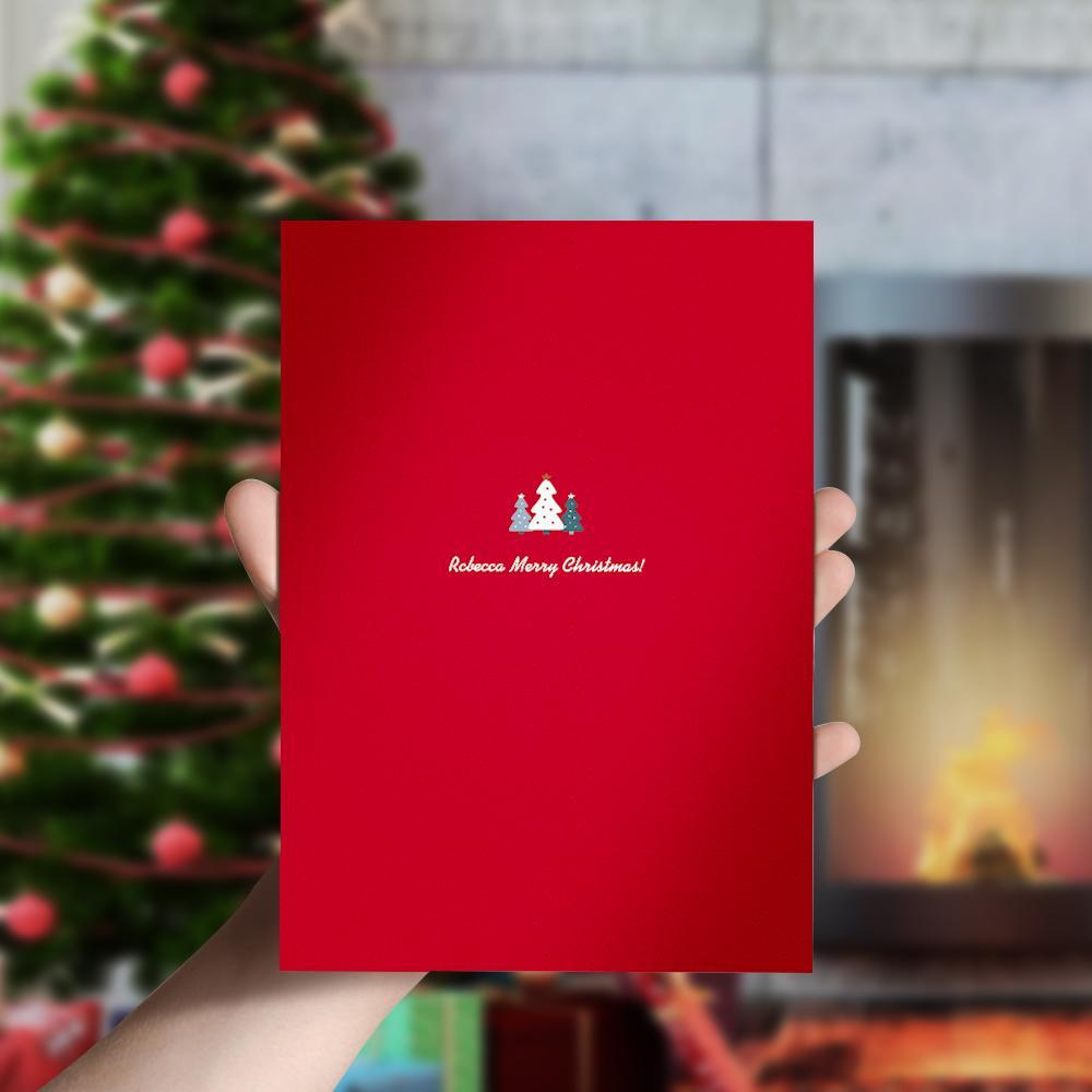 Custom Christmas Cards with Spotify Code Christmas Gifts Cards