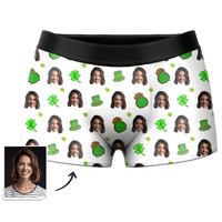 Custom Face Boxer Shorts Good Luck