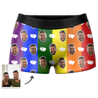 Custom Face Boxer Shorts Pride