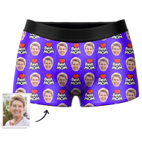 Custom Face Boxer Shorts Best Mom