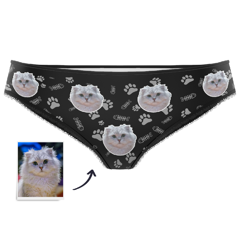 Custom Face Panties Cat