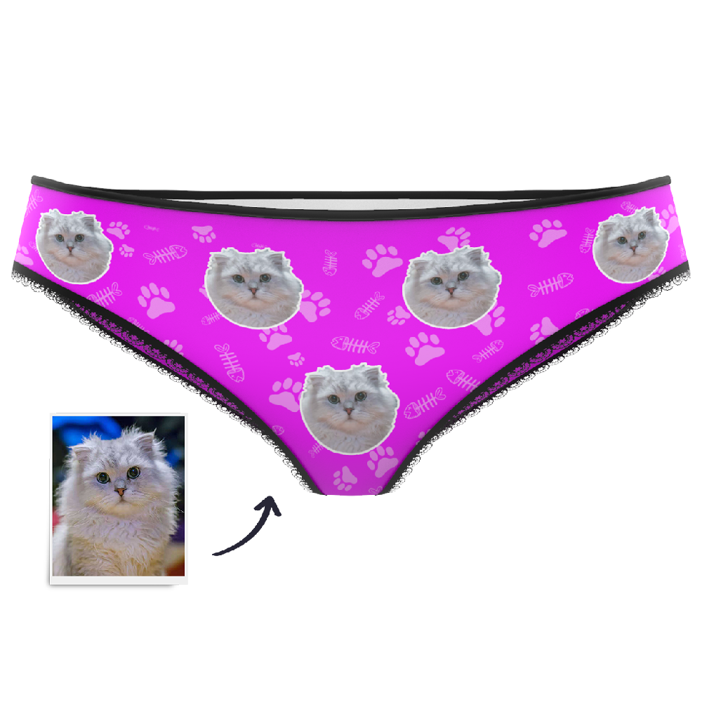 Custom Face Panties Cat