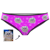 Custom Face Panties Cat