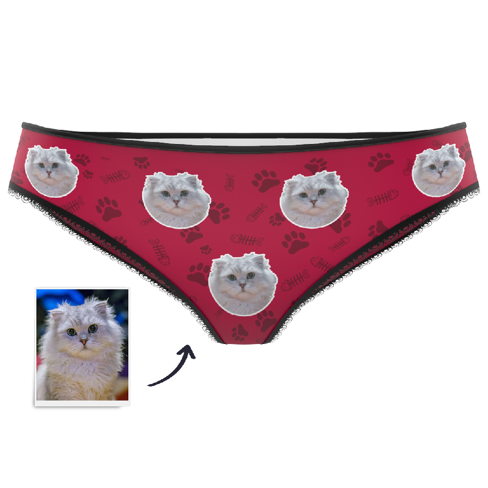 Custom Face Panties Cat