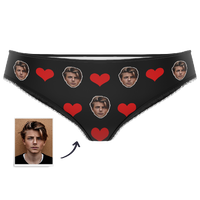 Custom Face Panties Heart