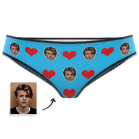 Custom Face Panties Heart