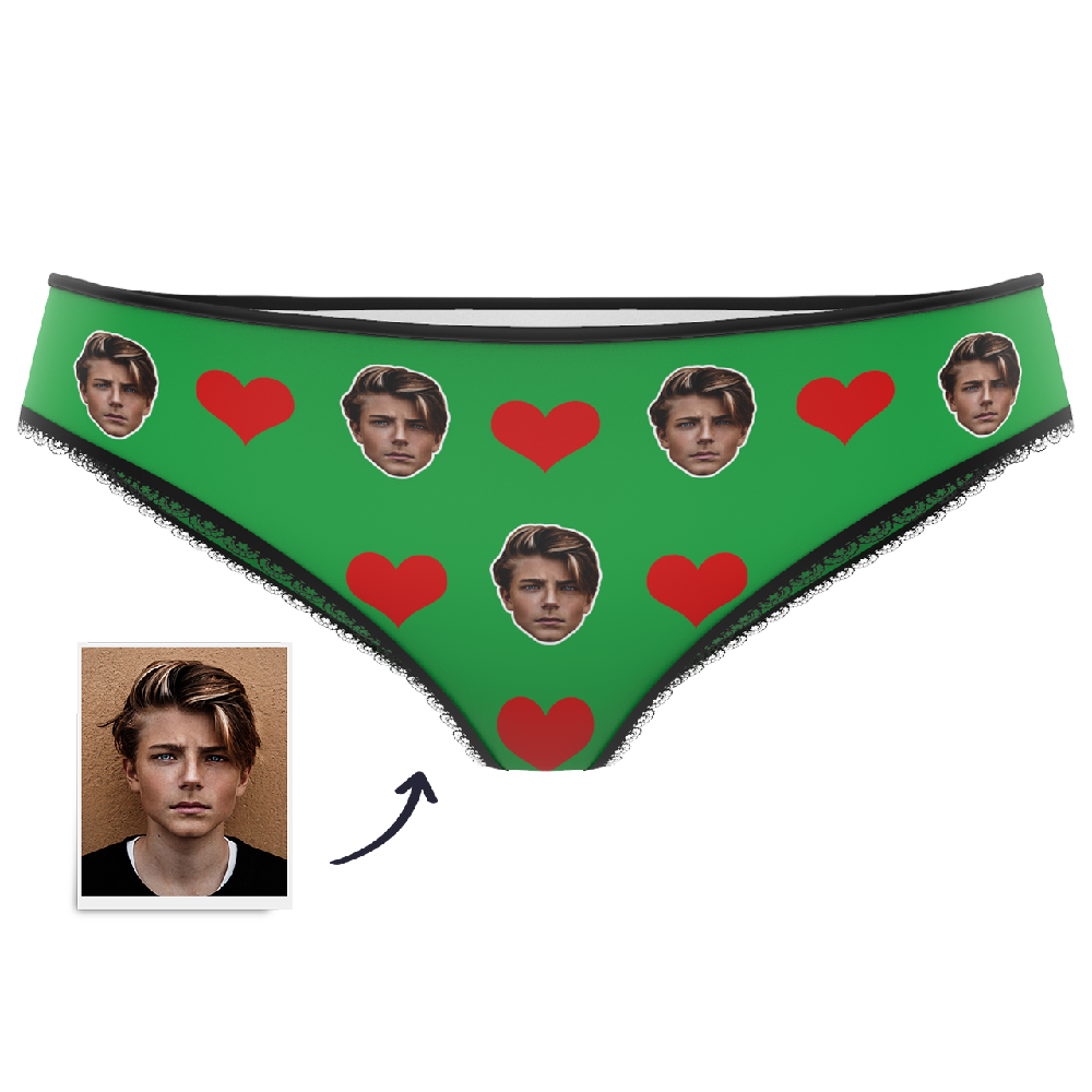 Custom Face Panties Heart