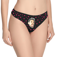 Custom Face Thong Women's Panty - Sweet Heart