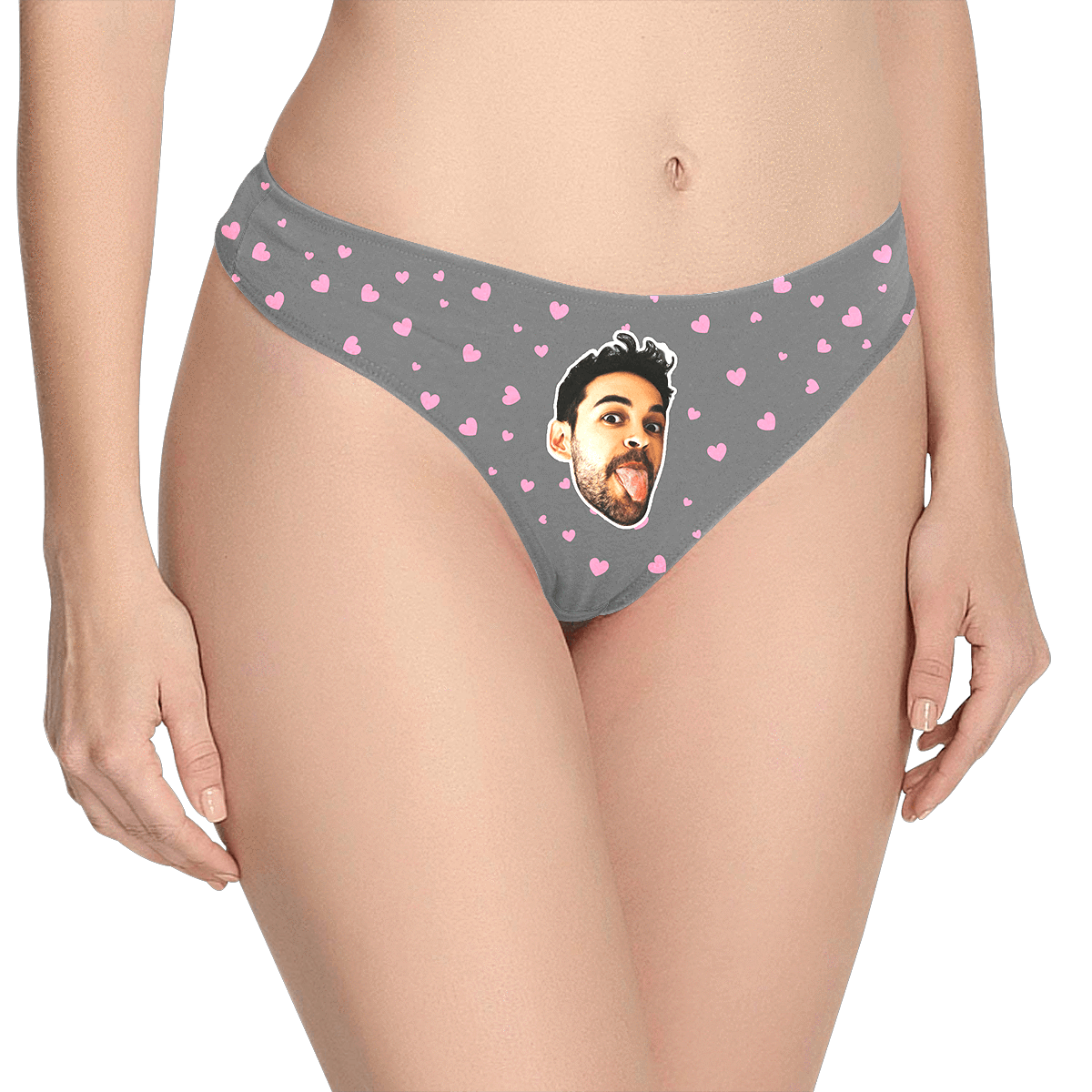 Custom Face Thong Women's Panty - Sweet Heart