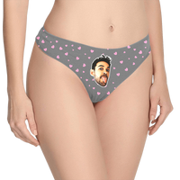 Custom Face Thong Women's Panty - Sweet Heart