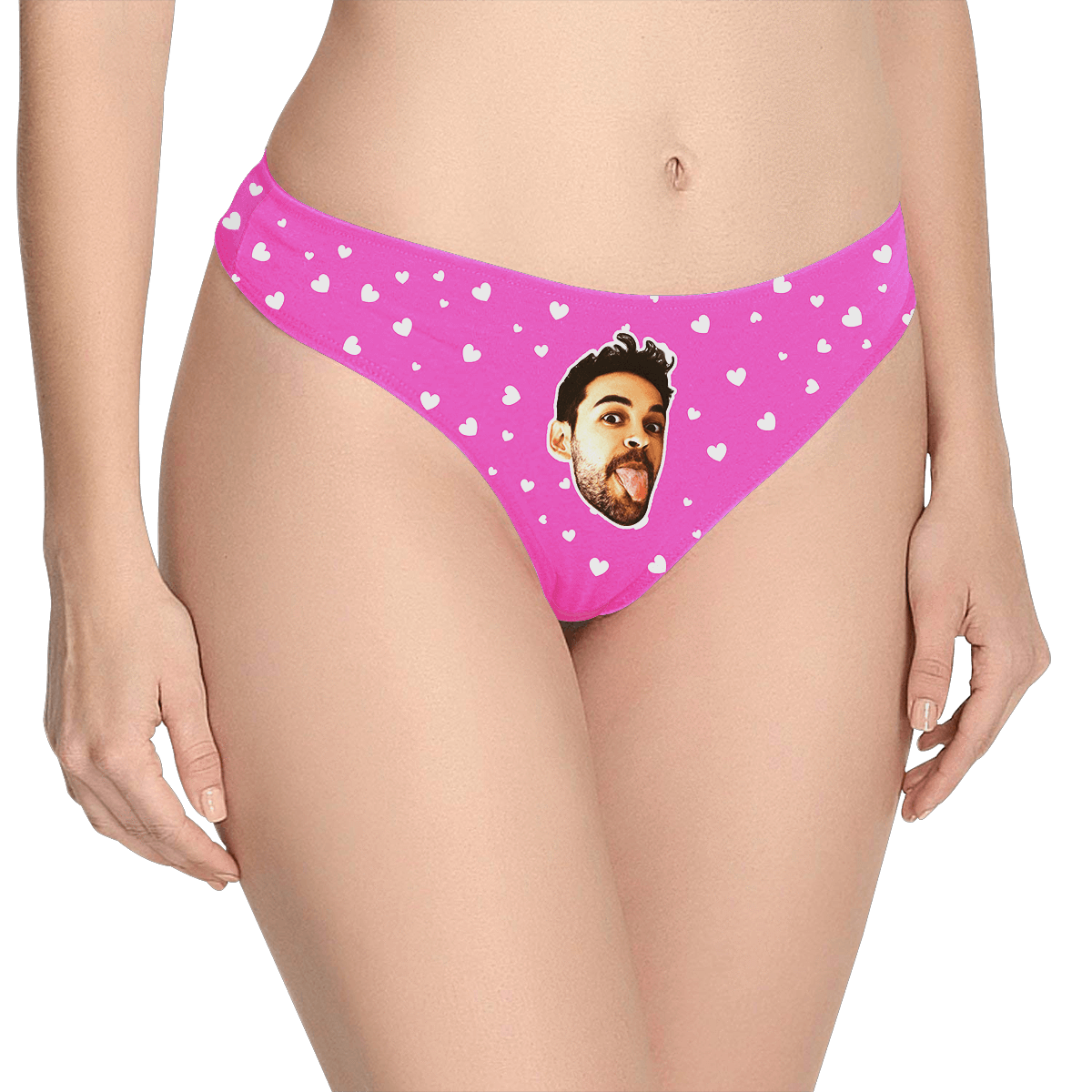 Custom Face Thong Women's Panty - Sweet Heart