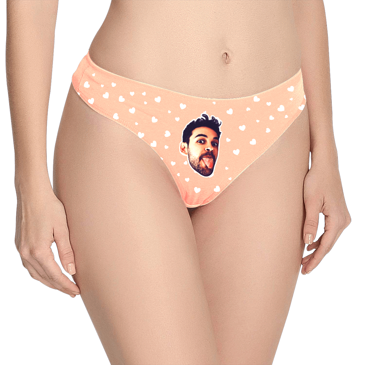 Custom Face Thong Women's Panty - Sweet Heart