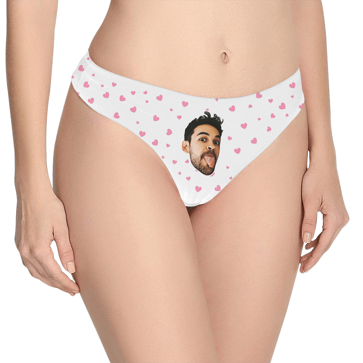 Custom Face Thong Women's Panty - Sweet Heart