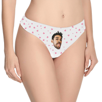 Custom Face Thong Women's Panty - Sweet Heart