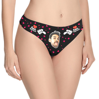 Custom Face Thong Women's Panty - Best Boyfriend