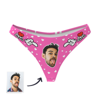 Custom Face Thong Women's Panty - Best Boyfriend