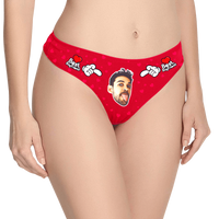 Custom Face Thong Women's Panty - Best Boyfriend