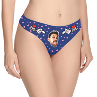 Custom Face Thong Women's Panty - Best Boyfriend