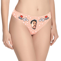 Custom Face Thong Women's Panty - Best Boyfriend