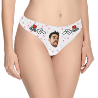 Custom Face Thong Women's Panty - Best Boyfriend