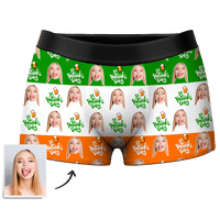 Custom Face Boxer Shorts - St.Patrick's Day