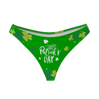 Women's Thong - Saint Patrick's Lucky Clover