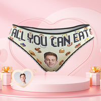 Custom Face Panties Personalised Women's Underwear Briefs Underpants Valentine's Day Gift for Her