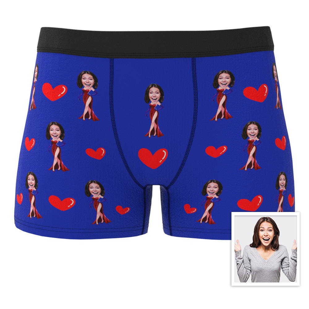 Gifts for Him Custom Boxer Custom Face Boxer Personalised MiniMe Boxer Custom Boxer Briefs Customized Sexy Girl Boxer