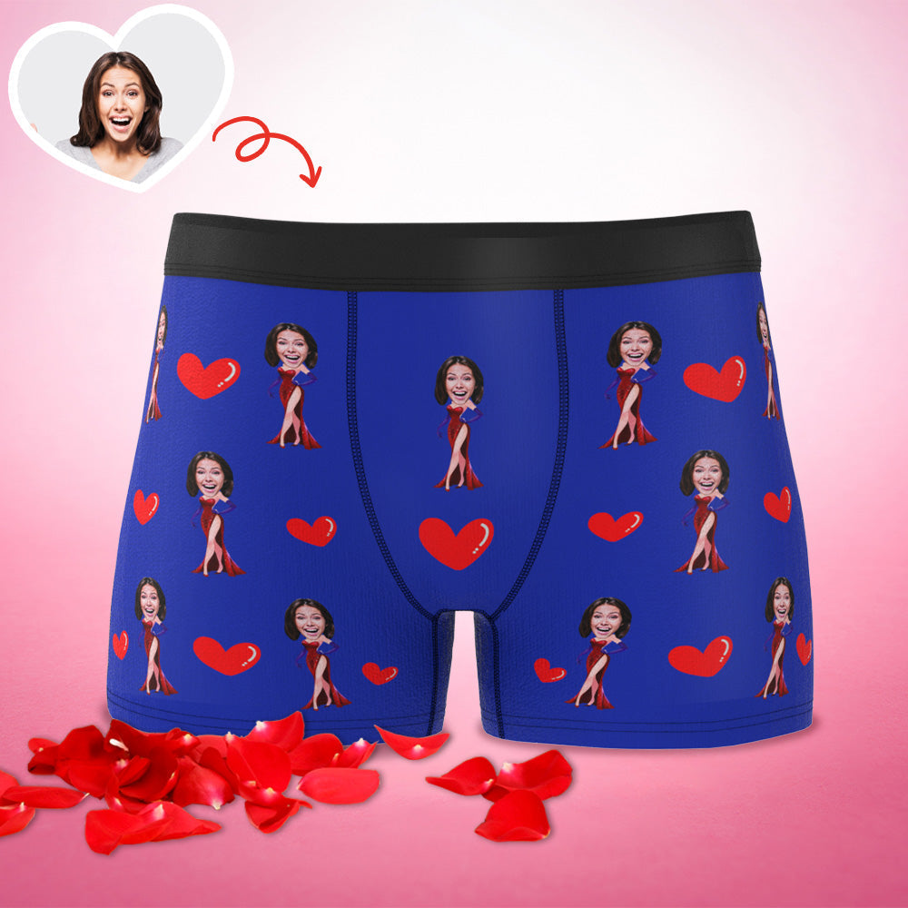 Gifts for Him Custom Boxer Custom Face Boxer Personalised MiniMe Boxer Custom Boxer Briefs Customized Sexy Girl Boxer