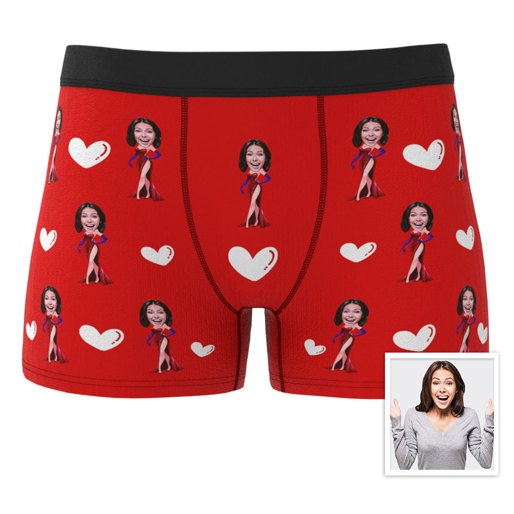 Gifts for Him Custom Boxer Custom Face Boxer Personalised MiniMe Boxer Custom Boxer Briefs Customized Sexy Girl Boxer