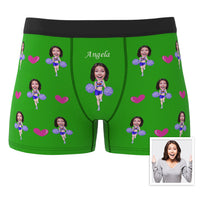 Custom Boxer Briefs Custom Boxer Customized Cheerleading Boxer Custom Face Boxer Personalised MiniMe Boxer