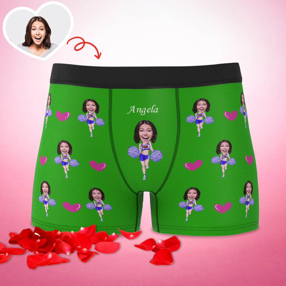 Custom Boxer Briefs Custom Boxer Customized Cheerleading Boxer Custom Face Boxer Personalised MiniMe Boxer