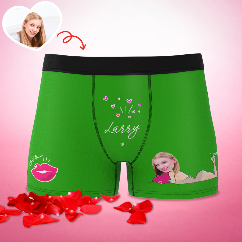 Customized XXOO Boxer Custom Boxer Briefs Custom Boxer Custom Face Boxer Personalised MiniMe Boxer