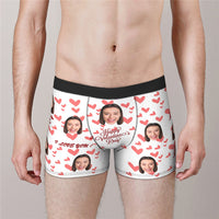 Custom Face Boxers Happy Valentine's Day Gifts For Him