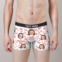 Custom Face Boxers Happy Valentine's Day Gifts For Him