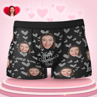 Custom Face Boxers Happy Valentine's Day Gifts For Him