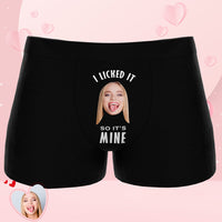 Custom Face Boxer Licked It So It's Mine