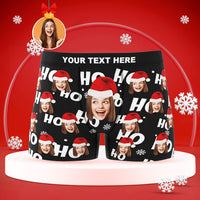 Custom Face Boxers Briefs Personalised Men's Shorts With Girlfriend Photo Christmas Gifts