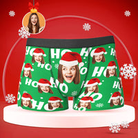 Custom Face Boxers Briefs Personalised Men's Shorts With Girlfriend Photo Christmas Gifts