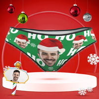 Custom Face Underwear Personalised Women High-Cut Briefs Panties Christmas Gift - HO